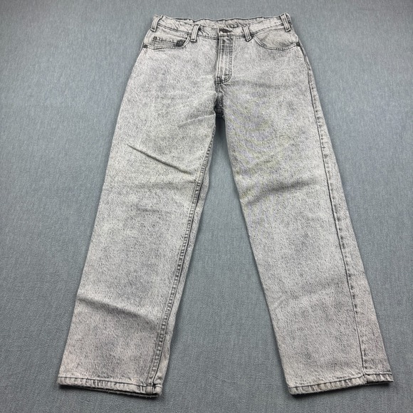 Vintage Levis 540 Jeans Mens 34X29 Gray Stonewash Denim Relaxed